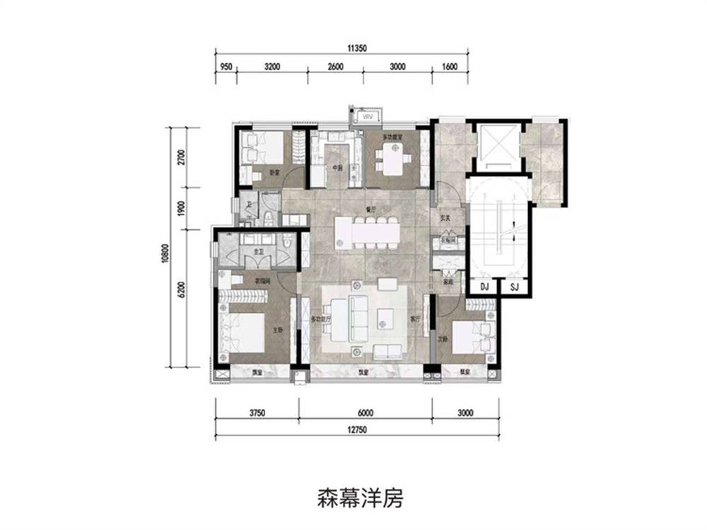 北京雅居乐富春山居在售户型